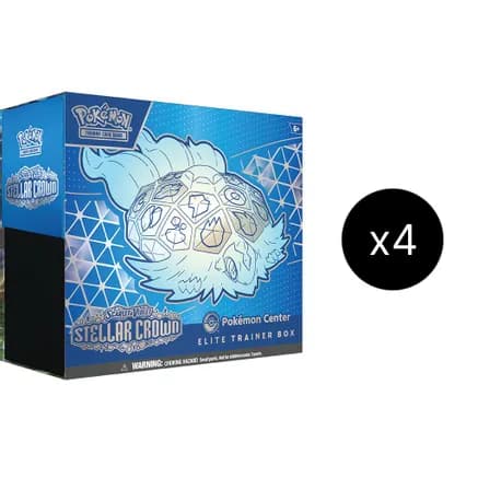 Stellar Crown Pokemon Center Elite Trainer Box (Exclusive) Case — SV07: Stellar Crown