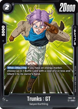 Trunks : GT - FB03-118 — Raging Roar
