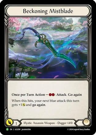 Beckoning Mistblade - LGS294 — Flesh and Blood: Promo Cards