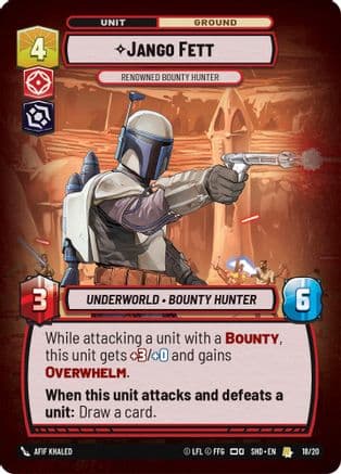 Jango Fett - Renowned Bounty Hunter — Shadows of the Galaxy: Weekly Play Promos