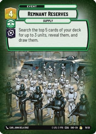 Remnant Reserves — Shadows of the Galaxy: Weekly Play Promos