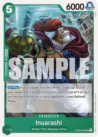 Inuarashi — Two Legends One Piece Card Game card by tatsuya