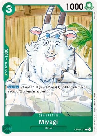 Miyagi — Two Legends One Piece Card Game card by SONOSAWA