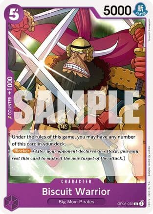 Biscuit Warrior — Two Legends One Piece Card Game card by Tatsuya Yamauchi