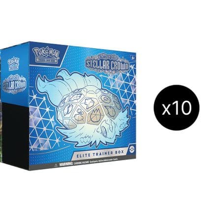Stellar Crown Elite Trainer Box Case — SV07: Stellar Crown