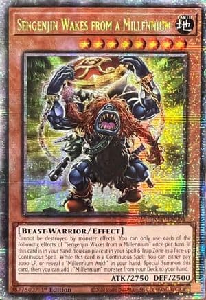 Sengenjin Wakes from a Millennium (Quarter Century Secret Rare) — The Infinite Forbidden