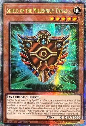 Shield of the Millennium Dynasty (Quarter Century Secret Rare) — The Infinite Forbidden
