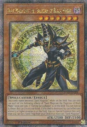 Dark Magician the Magician of Black Magic (Quarter Century Secret Rare) — The Infinite Forbidden