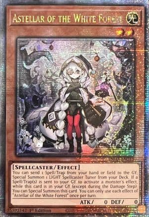 Astellar of the White Forest (Quarter Century Secret Rare) — The Infinite Forbidden