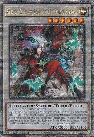 Rciela, Sinister Soul of the White Forest (Quarter Century Secret Rare) — The Infinite Forbidden