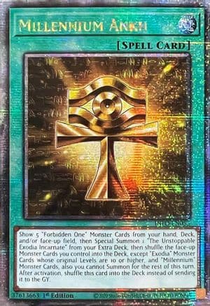 Millennium Ankh (Quarter Century Secret Rare) — The Infinite Forbidden