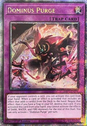 Dominus Purge (Quarter Century Secret Rare) — The Infinite Forbidden