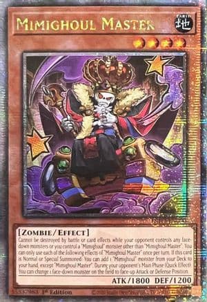 Mimighoul Master (Quarter Century Secret Rare) — The Infinite Forbidden Yu-Gi-Oh! card by yumi