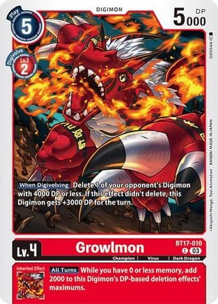 Growlmon — Secret Crisis