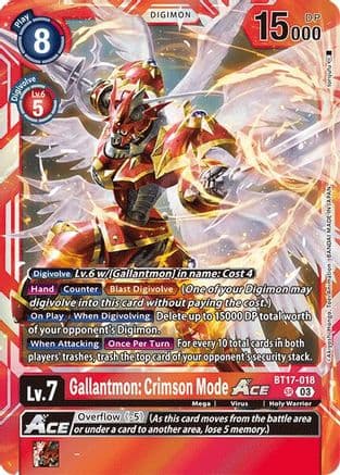 Gallantmon: Crimson Mode ACE — Secret Crisis