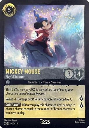 Mickey Mouse - Playful Sorcerer — D23 Promos