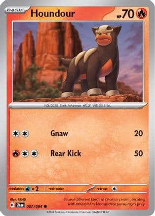 Houndour — SV: Shrouded Fable Pokémon TCG card by REND