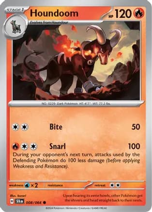 Houndoom - 008/064 — SV: Shrouded Fable