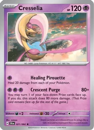 Cresselia - 021/064 — SV: Shrouded Fable Pokémon TCG card by Miki Tanaka