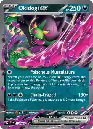Okidogi ex - 036/064 — SV: Shrouded Fable Pokémon TCG card by takuyoa