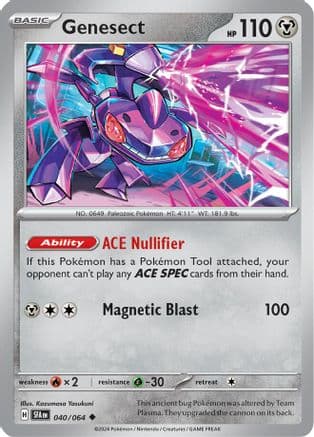 Genesect — SV: Shrouded Fable Pokémon TCG card by Kazumasa Yasukuni