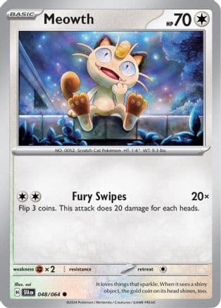 Meowth — SV: Shrouded Fable Pokémon TCG card by sui