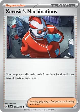 Xerosic's Machinations - 064/064 — SV: Shrouded Fable Pokémon TCG card by GOSSAN