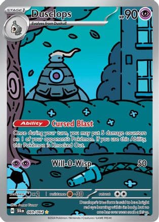 Dusclops - 069/064 — SV: Shrouded Fable Pokémon TCG card by James Turner