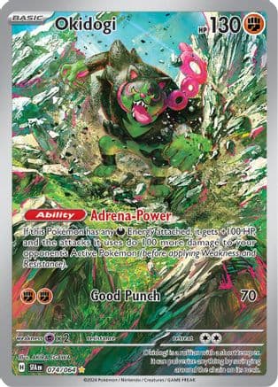 Okidogi — SV: Shrouded Fable Pokémon TCG card by AKIRA EGAWA
