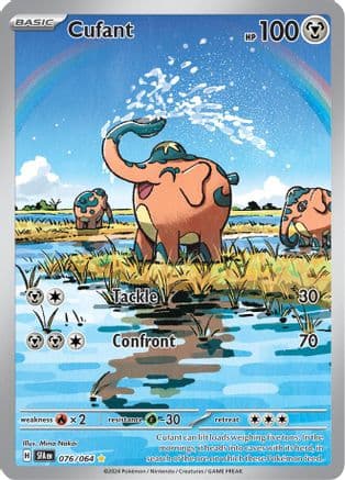 Cufant - 076/064 — SV: Shrouded Fable Pokémon TCG card by Mina Nakai