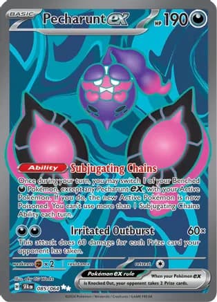 Pecharunt ex - 085/064 — SV: Shrouded Fable Pokémon TCG card by aky CG Works