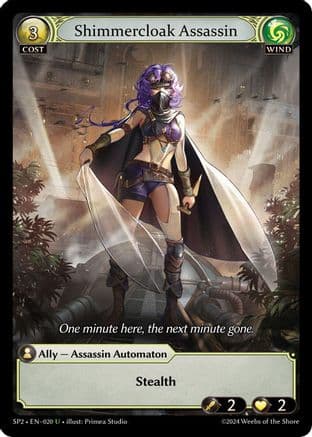 Shimmercloak Assassin — Supporter Pack 2 Grand Archive TCG card by Primeira Studio