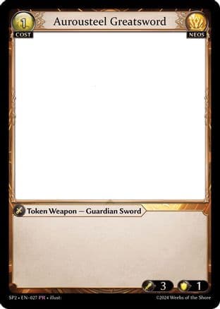 Aurousteel Greatsword — Supporter Pack 2