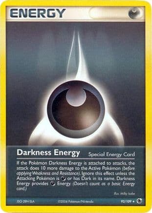 Darkness Energy (Special) - 93/109 (No E-Reader) — Deck Exclusives Pokémon TCG card by Ryo Ueda