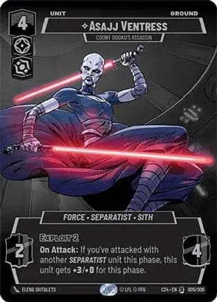 Asajj Ventress - Count Dooku's Assassin — 2024 Convention Exclusive