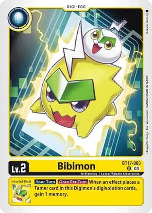 Bibimon — Secret Crisis Digimon Card Game card by Nakano Haito