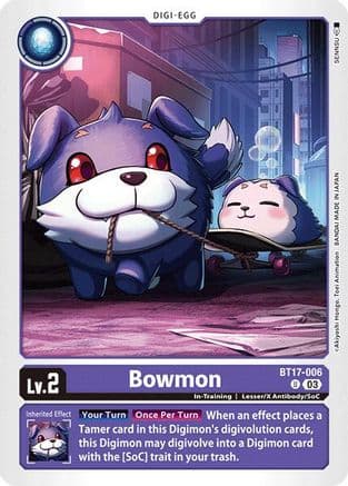 Bowmon — Secret Crisis Digimon Card Game card by SENNSU