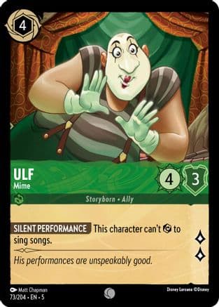 Ulf - Mime — Shimmering Skies Disney Lorcana card by Matt Chapman