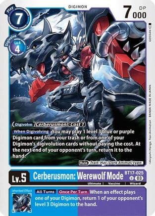 Cerberusmon: Werewolf Mode — Secret Crisis