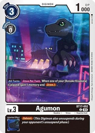 Agumon - BT17-052 — Secret Crisis