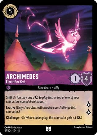 Archimedes - Electrified Owl — Shimmering Skies