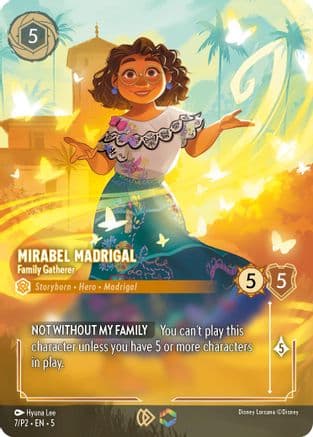 Mirabel Madrigal - Family Gatherer (Store Championship) — Disney Lorcana Promo Cards