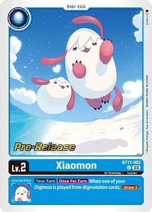 Xiaomon — Secret Crisis Pre-Release Cards Digimon Card Game card by Akiyoshi Hongo, Toei Animation
