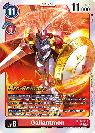 Gallantmon — Digimon Card Game card