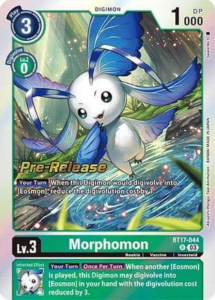 Morphomon — Secret Crisis Pre-Release Cards Digimon Card Game card by Speros