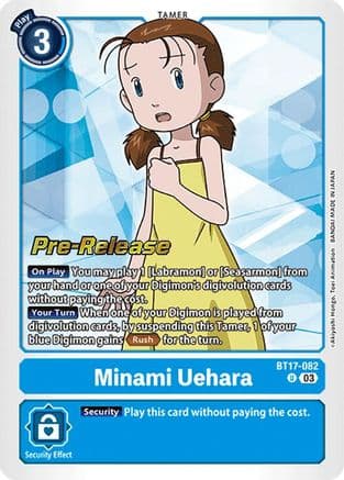 Minami Uehara — Secret Crisis Pre-Release Cards