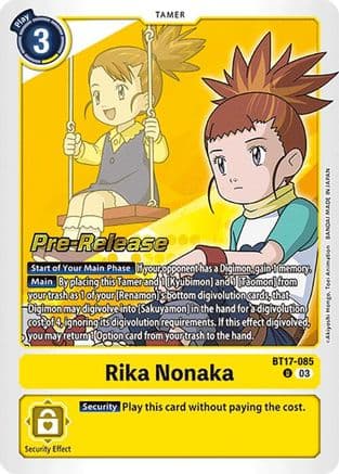 Rika Nonaka — Secret Crisis Pre-Release Cards