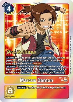 Marcus Damon — Secret Crisis Pre-Release Cards