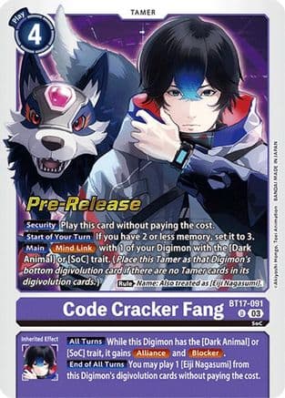 Code Cracker Fang — Secret Crisis Pre-Release Cards