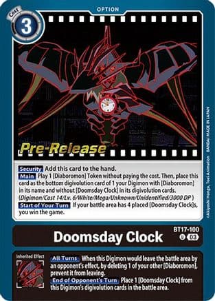 Doomsday Clock — Secret Crisis Pre-Release Cards